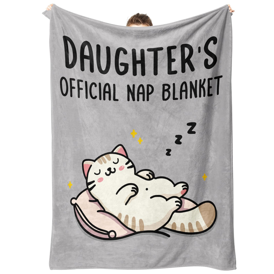 SteadStyle Daughter Blanket close-up of ultra-soft fleece for cozy warmth