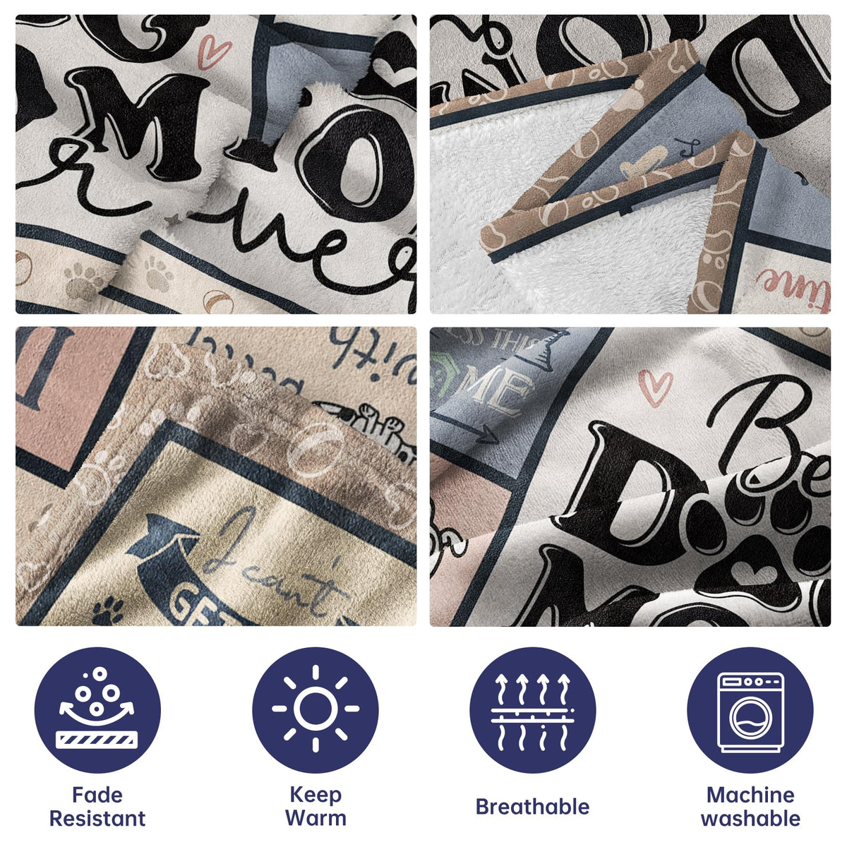 SteadStyle dog mom blanket gift-ready packaging for special occasions
