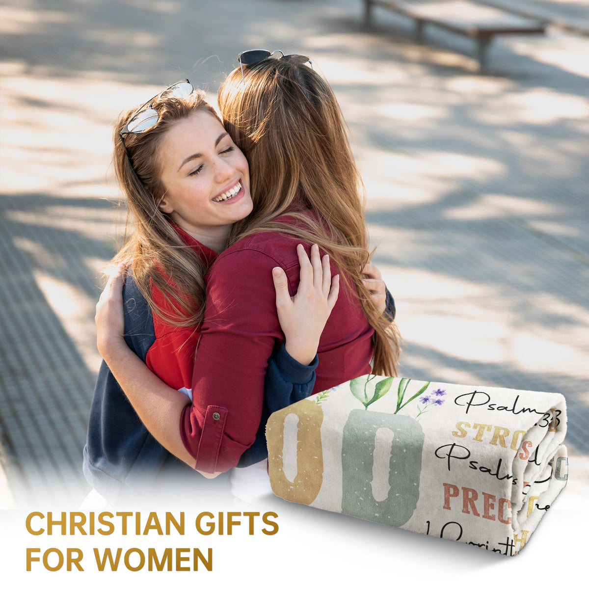SteadStyle bible-verses blanket emphasizes faith-based encouragement during quiet time.