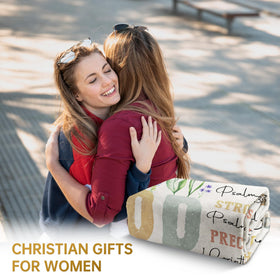 SteadStyle bible-verses blanket emphasizes faith-based encouragement during quiet time.