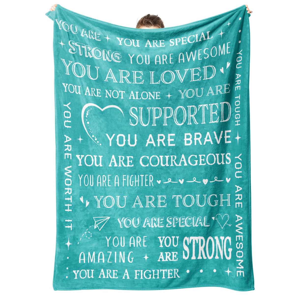 SteadStyle Get Well blanket folded, ready for gifting and warmth.