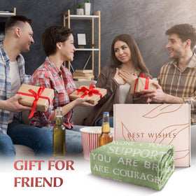 SteadStyle Get Well Blanket handcrafted quality with vibrant color brightness.