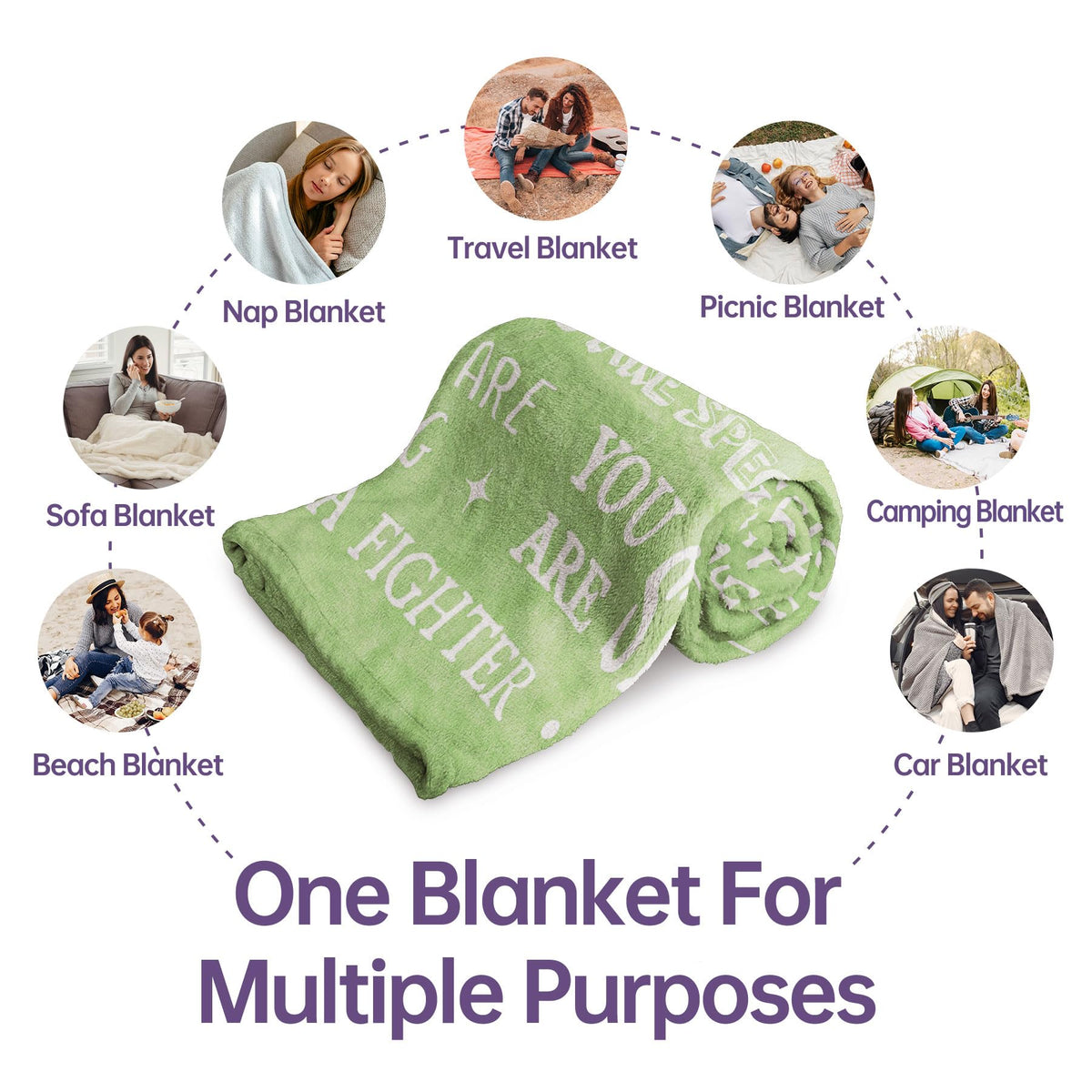 SteadStyle Get Well Blanket an ideal gift for women and men.