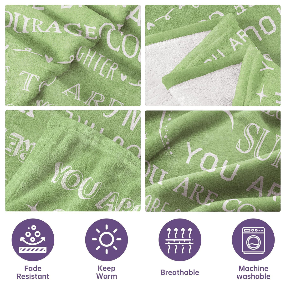 SteadStyle Get Well Blanket suitable for indoor and outdoor use.