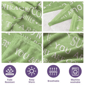 SteadStyle Get Well Blanket suitable for indoor and outdoor use.
