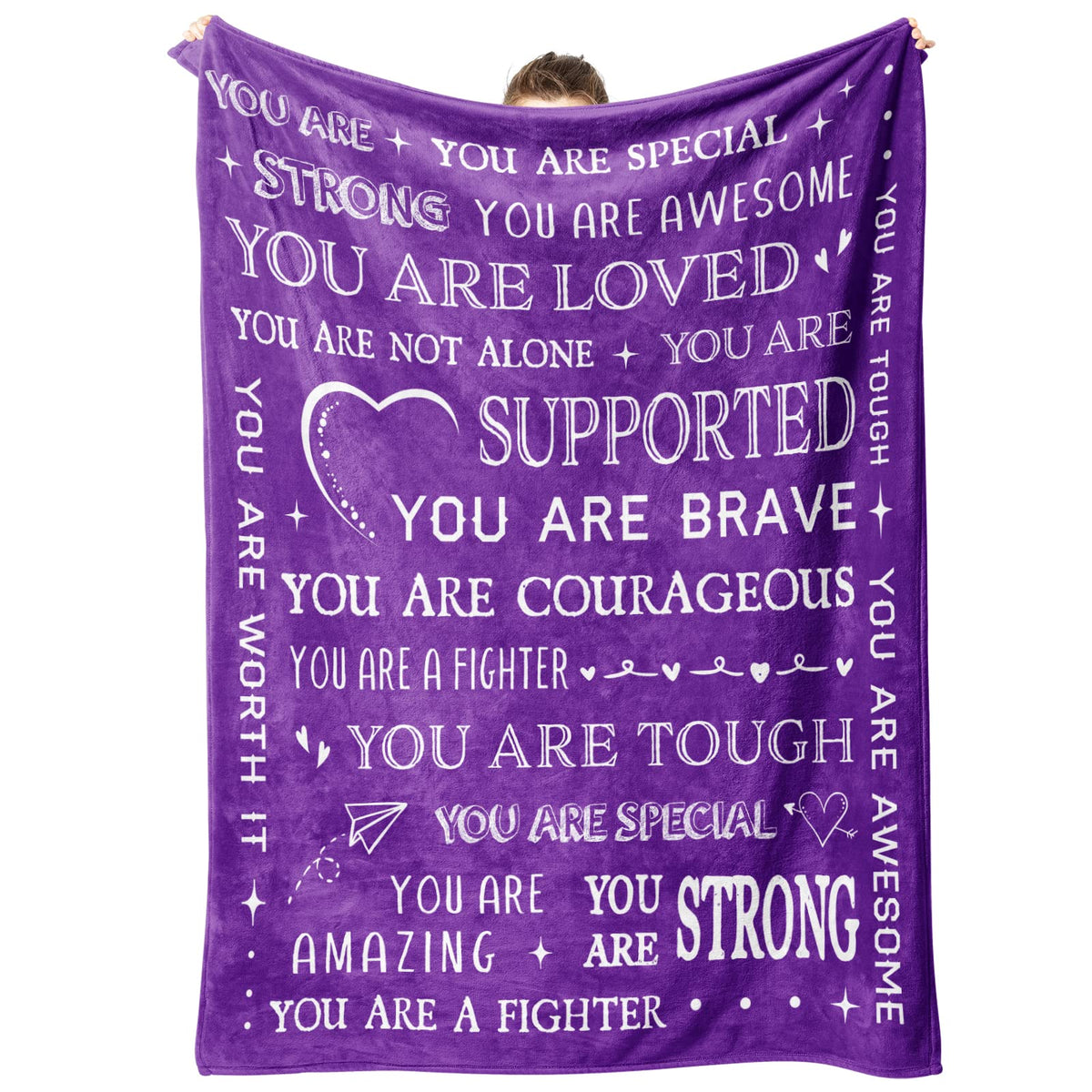 SteadStyle Get Well Blanket soft fabric close-up for comforting warmth.