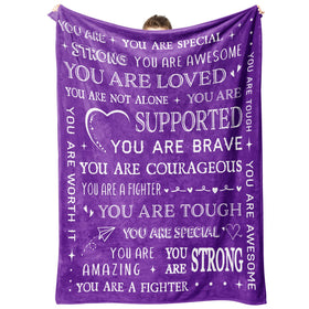 SteadStyle Get Well Blanket soft fabric close-up for comforting warmth.