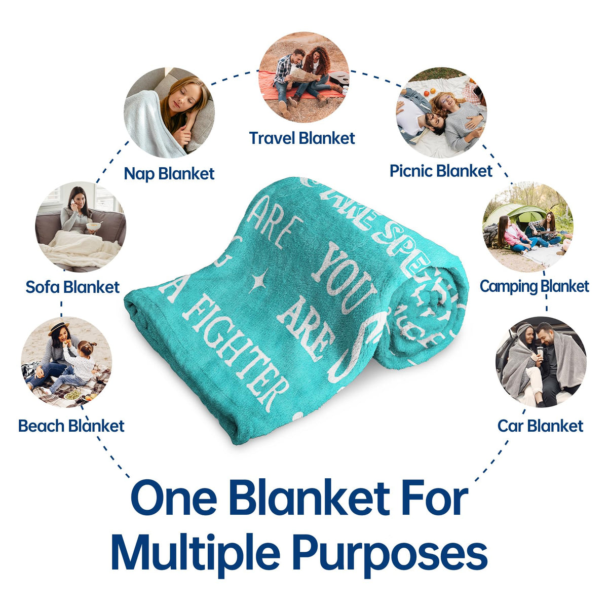 SteadStyle gift-ready blanket suitable for a friend or sister.