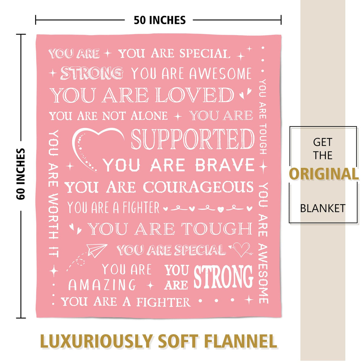 SteadStyle multi-purpose blanket depicted for home, car, or outdoor use.