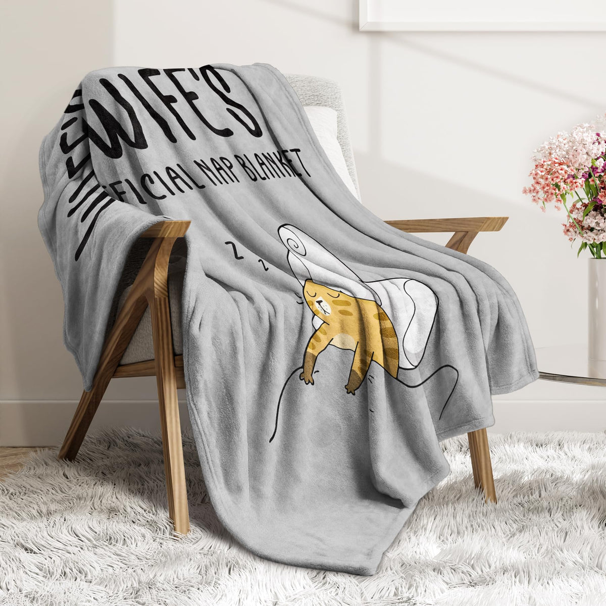 SteadStyle nap-travel-friendly blanket keeps you warm on trips