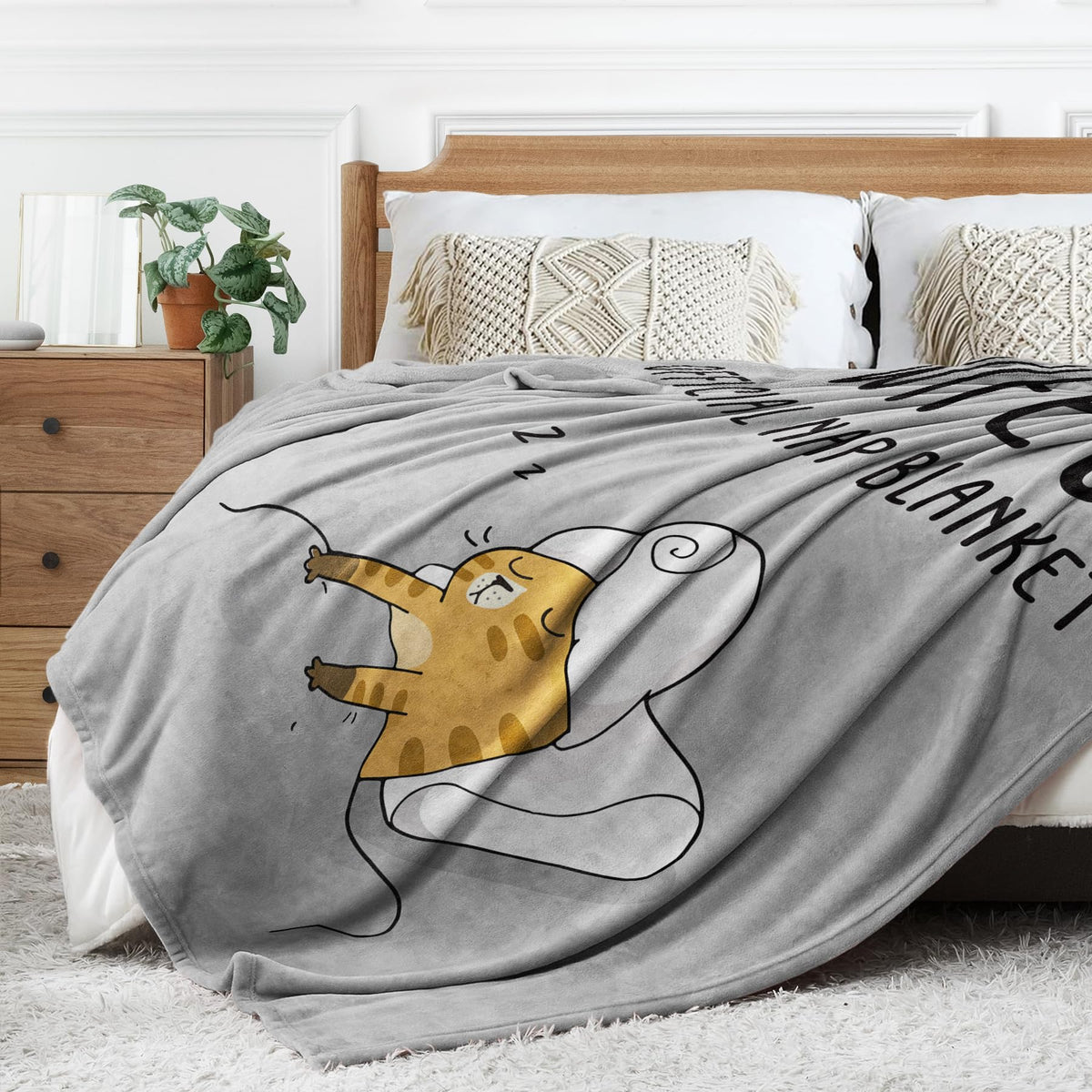 SteadStyle soft cozy materials blanket delivers plush comfort for lounging