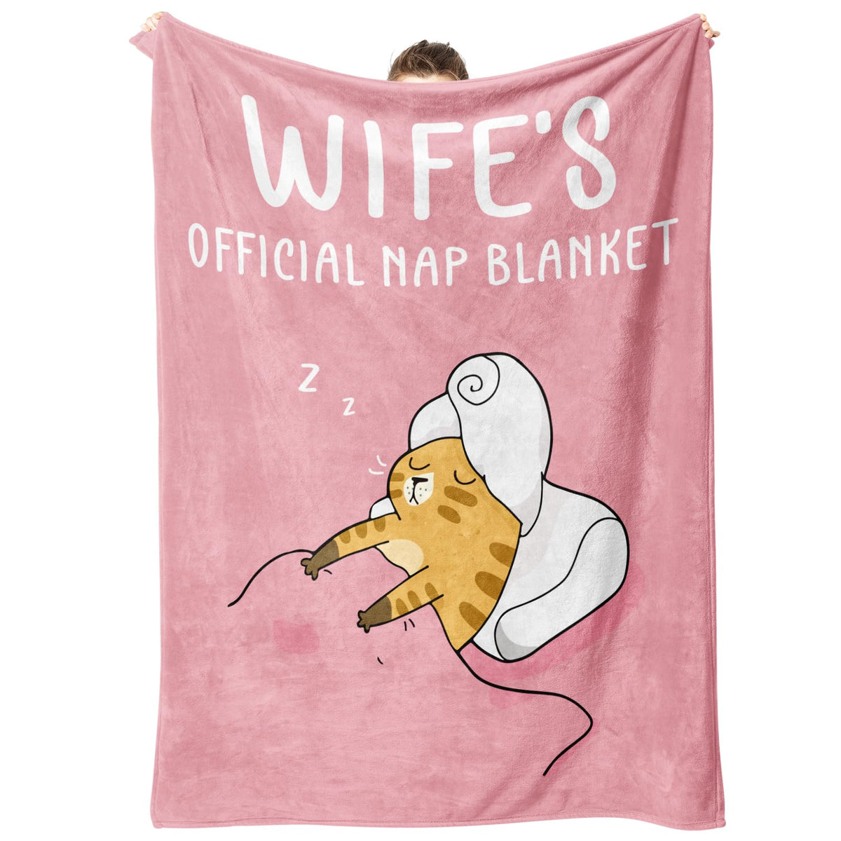 SteadStyle wife blanket with nap illustration for cozy moments