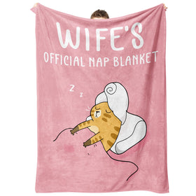 SteadStyle wife blanket with nap illustration for cozy moments