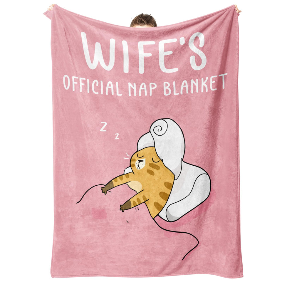 SteadStyle wife blanket with nap illustration for cozy moments