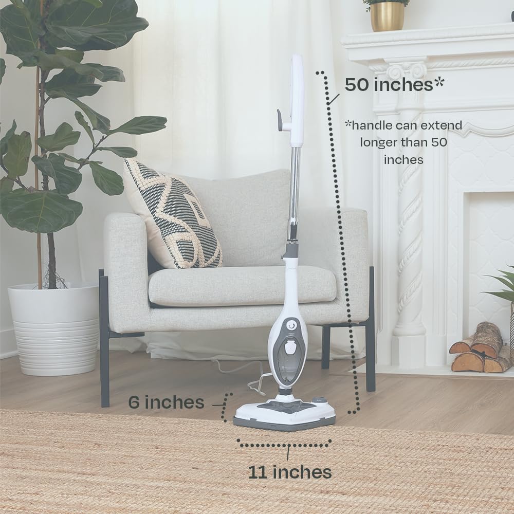 Steam and Go quick setup helps you start cleaning with minimal effort.