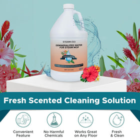 Steam and Go ready-to-use bottle cap for quick, mess-free cleaning