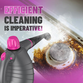 SteamFusion fast heat-up in three minutes enables quick cleaning sessions.