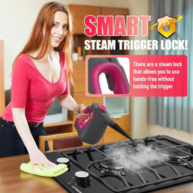 SteamFusion rapid 20 second heating for quick start on tough grime