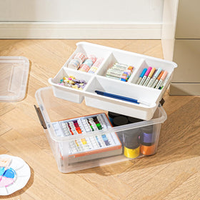 Stebopum crayon and Play-Doh storage solution stays tidy