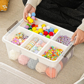 Stebopum multi-partition divider trays customize space for small craft items