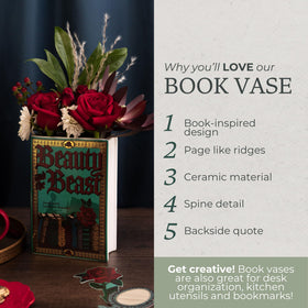 Steel Mill and Co Beauty and the Beast-inspired vase cover art