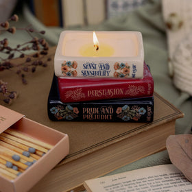 STEEL MILL AND CO Bookish decor enhances desks and shelves.