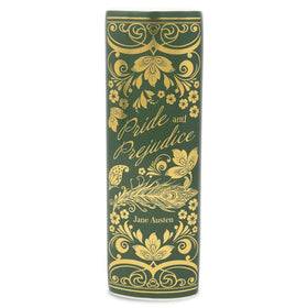Steel Mill & Co book vase back quote adds literary flair to decor