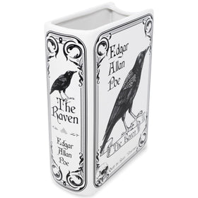 Steel Mill Co The Raven book vase front view decorative centerpiece