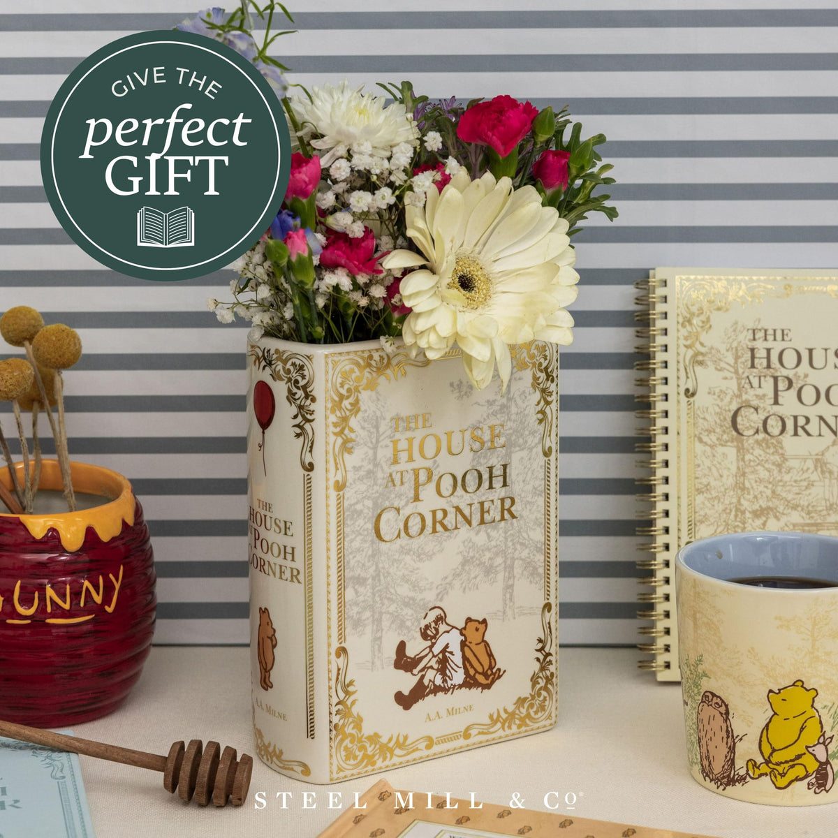 Steel Mill and Co high-quality ceramic vase for home decor.