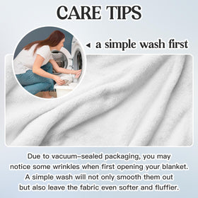 Stelogiift machine-wash-care tag emphasizes easy cleaning after use.