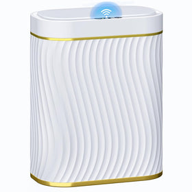 steo spce automatic motion sensor lid enables hands-free waste disposal