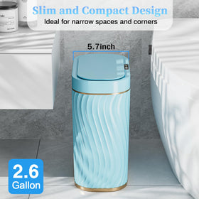 steo-spce compact 2.6-gallon bin fits tight spaces