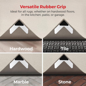 StepNGrip iPrimio supports layered rugs, preventing shifting across multiple layers.