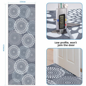 StepRite Runner Rug with non-slip backing keeps in place on floors.