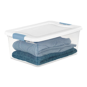 Sterilite clear bins for closet and pantry organization and visibility