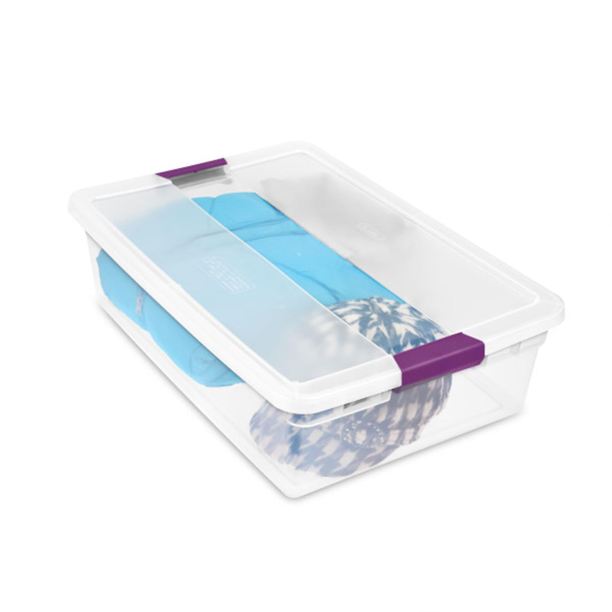 Sterilite ClearView BPA-free plastic ensures safe household organization
