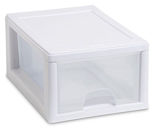 Versatile Sterilite drawers suit cosmetics, crafts, and small items.