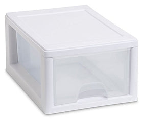 Versatile Sterilite drawers suit cosmetics, crafts, and small items.