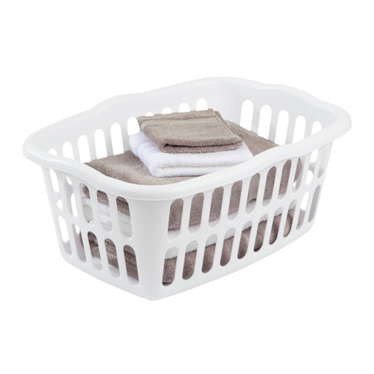 Sterilite easy-carry design for effortless room-to-room transport.
