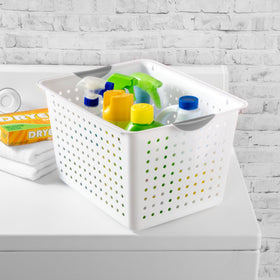 Sterilite made-in-USA basket line is BPA-free and durable.