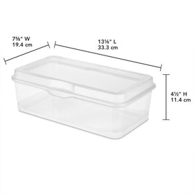 Sterilite clear body container contents visible for quick access
