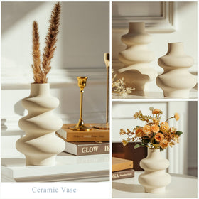 Steviieden donut vase small: versatile accent for shelves.