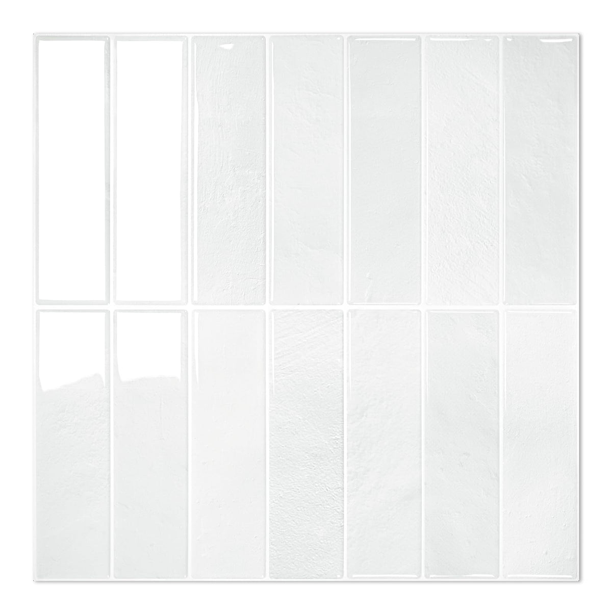 STICKGOO backsplash tiles on-wall application for quick, mess-free upgrade.
