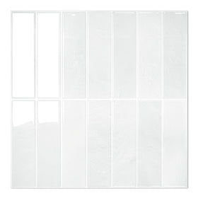 STICKGOO backsplash tiles on-wall application for quick, mess-free upgrade.