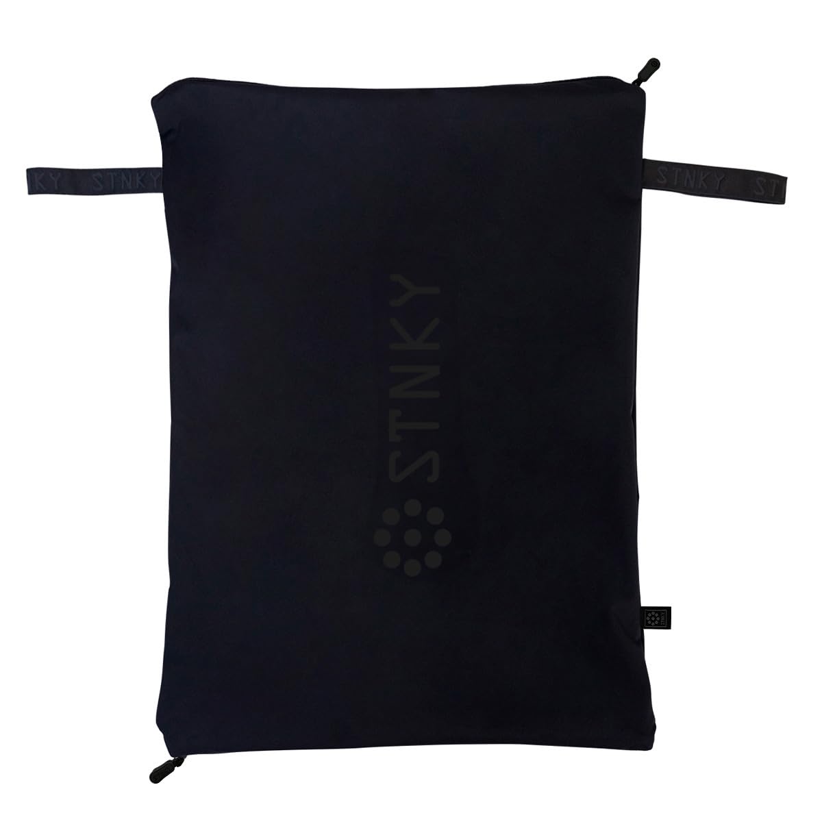 STNKY Bag Pro folded-compact shows easy storage on the go.