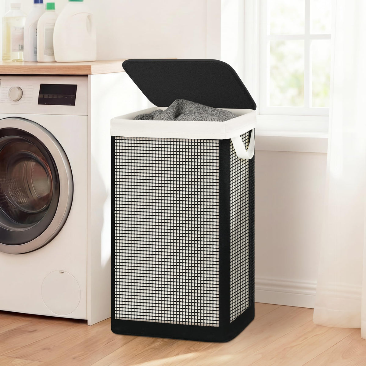 STO STO 1-section laundry hamper showing single-compartment design for organized laundry