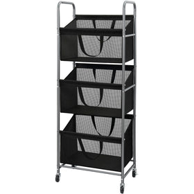 STO STO 3-tier vertical laundry hamper front view showing compact storage