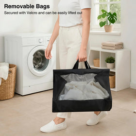 STO STO wide bag openings emphasize quick loading and unloading