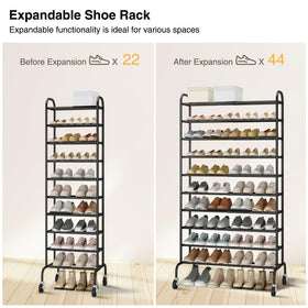 Under-tier storage utilizes the high-leg design for extra capacity.