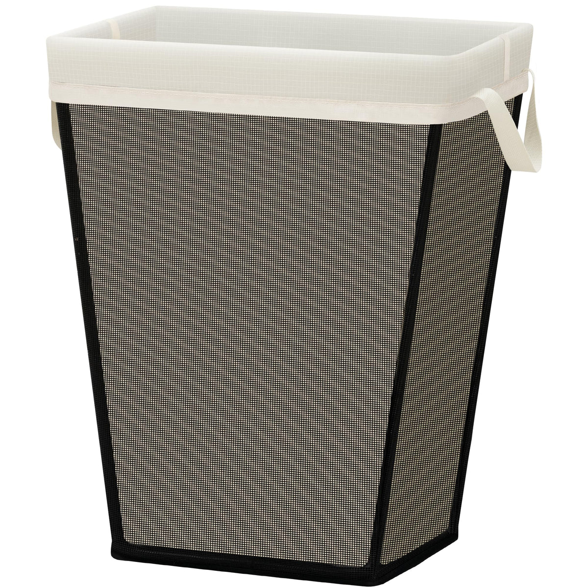 STO STO 75L laundry basket front view showing compact footprint for small spaces.